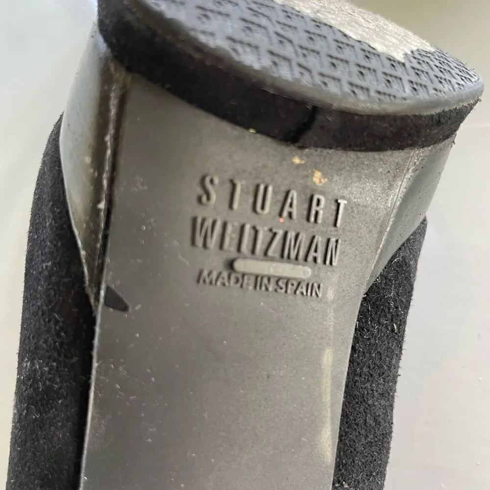 Stuart Weitzman Platform High Heeled Booties - Picture 7 of 9